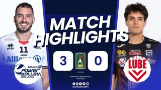 Allianz Milano vs. Cucine Lube Civitanova - VBW - SuperLega - Match Highlights