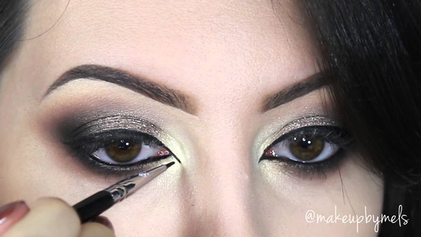 Classic Smokey Eye and Red
