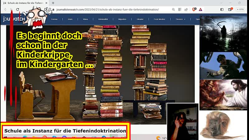 Traurige Nachrichten an das Deutsche Volk