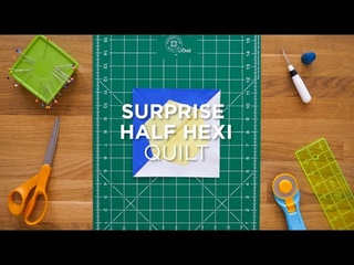 Quilt Snips Mini Tutorial - Surprise Half Hexi
