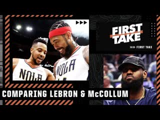 CJ McCollum is a better teammate for Brandon Ingram than LeBron was - JWill | First Take