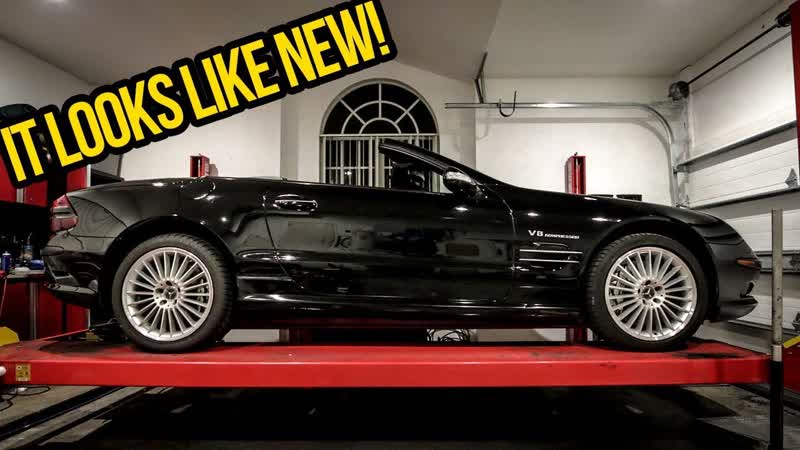 I Polished The Cheapest Mercedes SL55 AMG In The World And It Looks AWESOME Project SL55 AMG Pt