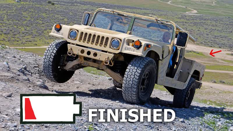 Off Roading my DIY Electric Hummer What could go