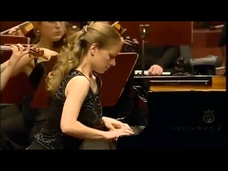Julia Fischer -Grieg Piano Concert PART 2  with Junge Deutsche Philharmonie