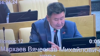 Выступление коммуниста Вячеслава Мархаева в Государственной Думе 29 мая 2024 года.