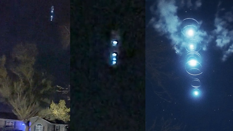 UFO with multiple blue lights in Southern Illinois, USA, June