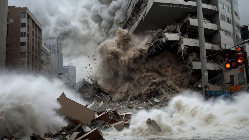 Italy now Houses are blowing away in Sicily A storm with a wind speed of 202 km,