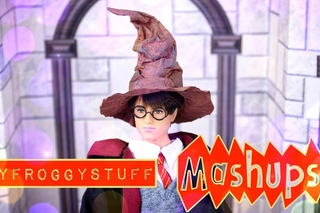 Mash Up: HARRY POTTER - How to Make Doll Wand Shop | Wands | Hermonie | Wizard Chest & More