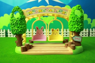 シルバニアファミリー　なかよしブランコ　おもちゃ コマ撮り sylvanian Families